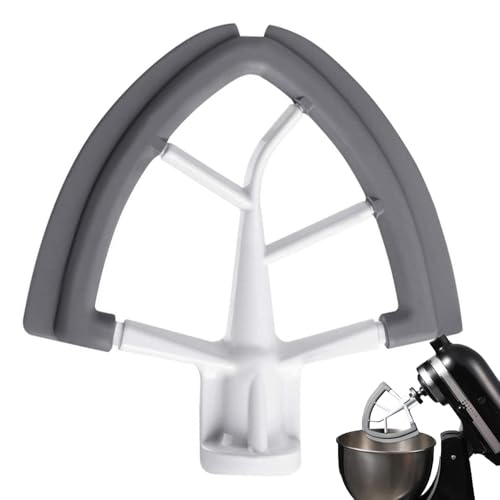 Befestigung für Flachrührer – Rührpaddel mit Rand aus Silikon, Schüsselschaber-Werkzeug | Spülmaschine in aller Sicherheit Blade Kitchen Baking Zubehör Heavy Duty Mixer Paddle mit Flex Befestigung für Flachrührer – Rührpaddel mit Rand aus Silikon, Schüsselschaber-Werkzeug | Spülmaschine in aller Sicherheit Blade Kitchen Baking Zubehör Heavy Duty Mixer Paddle mit Flex von LearnLyrics