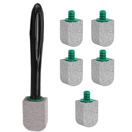 Bimsstein Toilettenreiniger, Reinigungsstein Toilette, Cleaning Block Wc, Wc Reinigungsstein, Pumice Stone Toilet Cleaner, Toilettenbürste Ohne Bohren Wandmontage WC Bürste Mit Halter Edelstahl Und Gl von LearnLyrics