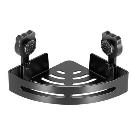 Dusch-Organizer Mit Saugnapf, Eck-Duschregale - Duschablage Ohne Bohren Schwarz Eckregal, Duschregal 2er-Pack, Badregal Ohne Bohren, Shower Shelf Mit 4 Haken, Shampoo Halterung, Duschregal Eckregal Ba Dusch-Organizer Mit Saugnapf, Eck-Duschregale - Duschablage Ohne Bohren Schwarz Eckregal, Duschregal 2er-Pack, Badregal Ohne Bohren, Shower Shelf Mit 4 Haken, Shampoo Halterung, Duschregal Eckregal Ba von LearnLyrics