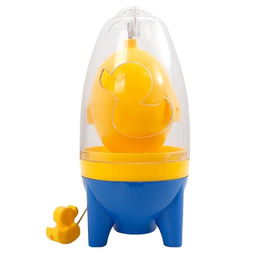Egg Spinner Scrambler - Goldene Eierspinne | Tragbare manuelle Egg Shaker | Tragbarer Eigelb-Weiß-Mixer Küchenhelfer zum Mischen des Golden Egg Spinner mit Slicer und Kordelzug. von LearnLyrics