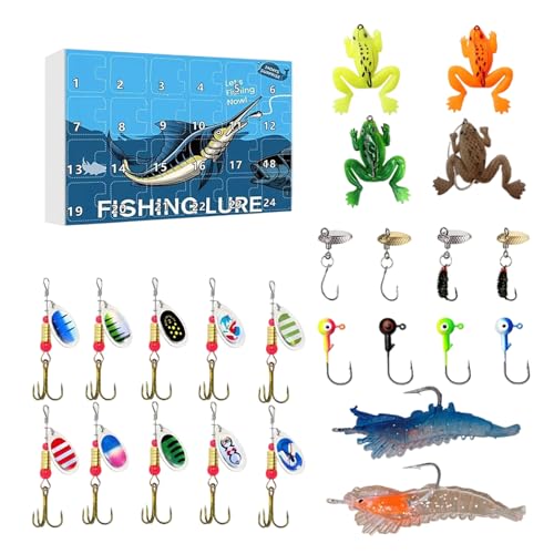 Fishing Köder Adventskalender 2025 - Weihnachts Countdown Kalender Angelköder | Köderbox Geschenk für Männer Väter Jugendliche Söhne Fishing Köder Adventskalender 2025 - Weihnachts Countdown Kalender Angelköder | Köderbox Geschenk für Männer Väter Jugendliche Söhne von LearnLyrics