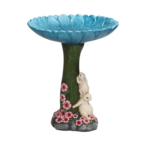 Frosch-Vogeltränke – Dekorative Garten-Vogeltränke mit Laubsitzstange, Harz-Frosch-Skulptur | Wetterfeste Vogeltränke für den Außenbereich, niedlicher Futterspender für Wildtiere, leicht zu Frosch-Vogeltränke – Dekorative Garten-Vogeltränke mit Laubsitzstange, Harz-Frosch-Skulptur | Wetterfeste Vogeltränke für den Außenbereich, niedlicher Futterspender für Wildtiere, leicht zu von LearnLyrics