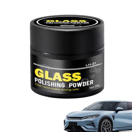 Glaskratzer – Reinigungspulver für die Windschutzscheibe, Poliermittel für Fenster | Autoglas-Reinigungspulver zum Entfernen von Filmflecken und Kratzern mit einer Anwendung von LearnLyrics