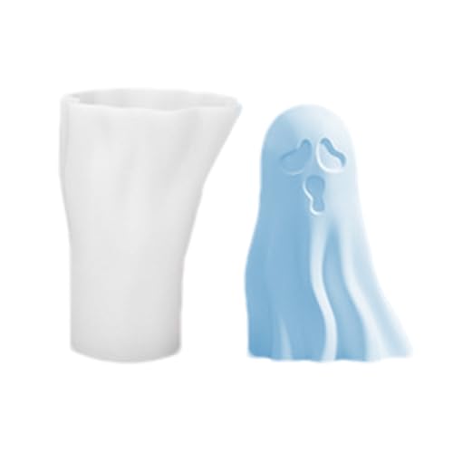 Halloween Formen - Geisterform Formen, Silikonharz Schimmel Werkzeug, Duftwachs, Aromatherapie-Harz, DIY Seifenherstellung von LearnLyrics