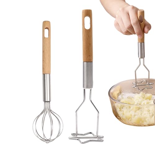 Handbuch Mashing Whisk Tool - Edelstless Hand Ricer Press, Mehrzweck -Mixer -Utensil, Küchenkartoffel Masher | Ergonomisches Werkzeug für nicht elektrisches Lebensmittel, starker Druckkochhilfe für Ka Handbuch Mashing Whisk Tool - Edelstless Hand Ricer Press, Mehrzweck -Mixer -Utensil, Küchenkartoffel Masher | Ergonomisches Werkzeug für nicht elektrisches Lebensmittel, starker Druckkochhilfe für Ka von LearnLyrics