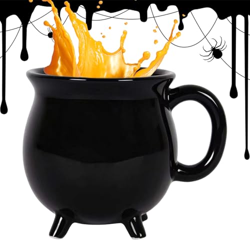 Hexentasse | Keramiktasse Hexenkessel Halloween, Bürodekoration für Tee Kaffee Milch Wasser Party Frauen Männer Erwachsene Familie Büro Küche Wohnzimmer Hexentasse | Keramiktasse Hexenkessel Halloween, Bürodekoration für Tee Kaffee Milch Wasser Party Frauen Männer Erwachsene Familie Büro Küche Wohnzimmer von LearnLyrics