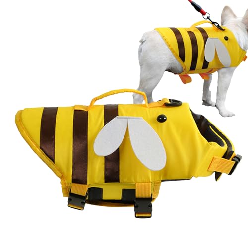 Hundelebensweste zum Schwimmen - Hochsesibilität Pet Floatation Mantel mit einstellbaren Gurten, sichere Hundeschwimmweste | Rettungsgriff inklusive, leichte Auftriebsausrüstung, sicheres Wasserspiel Hundelebensweste zum Schwimmen - Hochsesibilität Pet Floatation Mantel mit einstellbaren Gurten, sichere Hundeschwimmweste | Rettungsgriff inklusive, leichte Auftriebsausrüstung, sicheres Wasserspiel von LearnLyrics