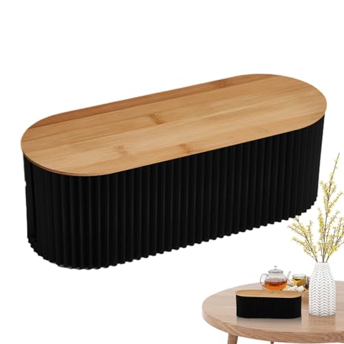 Kabel-Organizer unter dem Schreibtisch – Große Aufbewahrungsbox für Steckdosenleisten, Kabelabdeckungsschutz, kompakter Kabelhalter für sauberere Arbeitsbereiche, langlebiger Steckdosen-Concealer mit von LearnLyrics