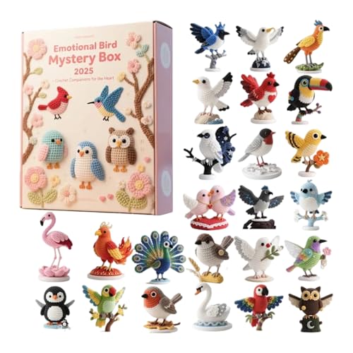 Kalender Häkeltiere,24 Tage DIY Häkel Set | Weihnachts Häkelpuppen Adventskalender | Für Anfänger Bastelfreunde Kunstlehrer Erwachsene Sammler Familienaktivität von LearnLyrics