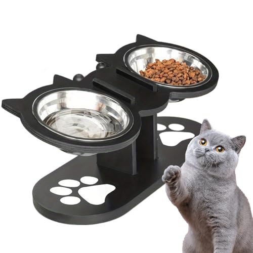 Katzennapf Für Futter Und Wasser - Höhenverstellbarer Napfhalter - Haustierbrunnen Für Welpen Kitten Haushalt Reisen Mehrkatzenhaushalte Innen Außen Trinknapf Katzennapf Für Futter Und Wasser - Höhenverstellbarer Napfhalter - Haustierbrunnen Für Welpen Kitten Haushalt Reisen Mehrkatzenhaushalte Innen Außen Trinknapf von LearnLyrics
