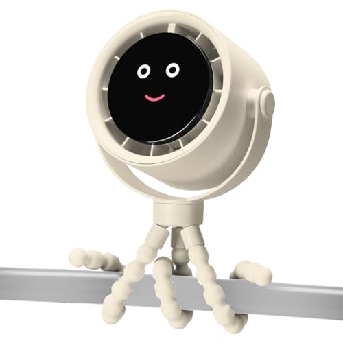 Kinderwagen Ventilator Wiederaufladbar - Baby Lüfter, Tragbarer Kühlventilator Zubehör | 360 Grad Drehbarer Akku Ventilator, Minilüfter für Sommer Fahrrad Autositz Laufband Kinderbett Kinderwa Kinderwagen Ventilator Wiederaufladbar - Baby Lüfter, Tragbarer Kühlventilator Zubehör | 360 Grad Drehbarer Akku Ventilator, Minilüfter für Sommer Fahrrad Autositz Laufband Kinderbett Kinderwa von LearnLyrics