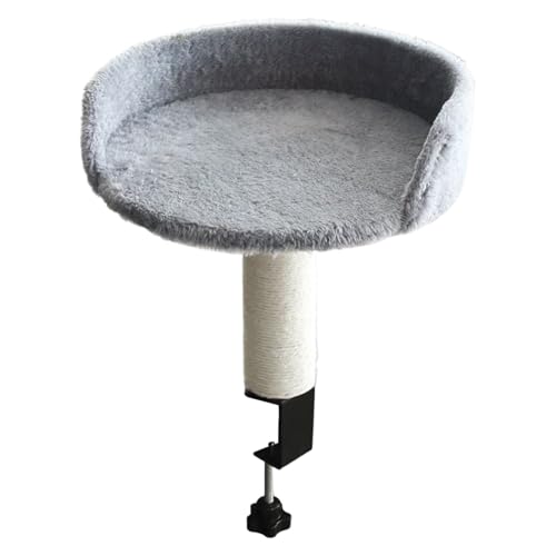 Klemme auf Katzenbett - Schreibtisch montiert Kitty Hängematte, Soft Pad Nest | Apartment Innenmöbel Haustier Schlaffläche, bequeme erhöhte Katze Barschbettbefestigung mit abnehmbarem waschbarem Kisse Klemme auf Katzenbett - Schreibtisch montiert Kitty Hängematte, Soft Pad Nest | Apartment Innenmöbel Haustier Schlaffläche, bequeme erhöhte Katze Barschbettbefestigung mit abnehmbarem waschbarem Kisse von LearnLyrics