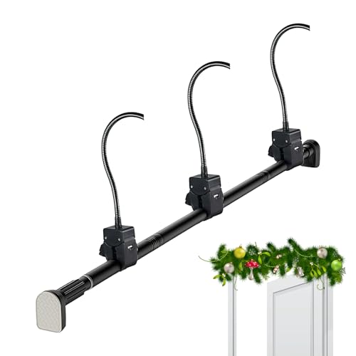 Kranzhaken für die Haustür, robuster Metallaufhänger, Türdekorationshalter, schlankes schwarzes Design, saisonales Display-Thema, einfache Installation, verstellbares Hängezubehör für Kranzhaken für die Haustür, robuster Metallaufhänger, Türdekorationshalter, schlankes schwarzes Design, saisonales Display-Thema, einfache Installation, verstellbares Hängezubehör für von LearnLyrics