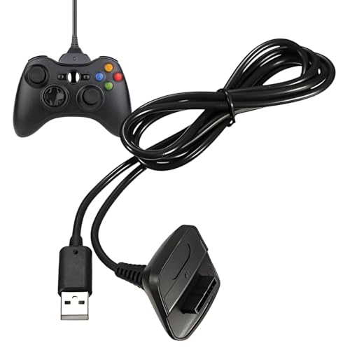 Ladekabel Konsole 360 - Controller Aufladekabel Plug in, Spielzubehör Stromversorgung Daten | Stabile Energieübertragung Spielgerät Verbindung, Ladekabel für Jugendliche Familie Erwachsene Konsole Ladekabel Konsole 360 - Controller Aufladekabel Plug in, Spielzubehör Stromversorgung Daten | Stabile Energieübertragung Spielgerät Verbindung, Ladekabel für Jugendliche Familie Erwachsene Konsole von LearnLyrics