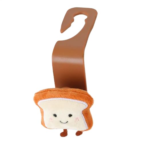 LearnLyrics Autositz Kopfstützenhaken | Auto Kopfstützenhaken mit Cartoon Toast Design Autositz Haken - Multifunktionale Autositz Organizer Haken, Auto Aufbewahrung Aufhänger für Taschen, SUVs LearnLyrics Autositz Kopfstützenhaken | Auto Kopfstützenhaken mit Cartoon Toast Design Autositz Haken - Multifunktionale Autositz Organizer Haken, Auto Aufbewahrung Aufhänger für Taschen, SUVs von LearnLyrics