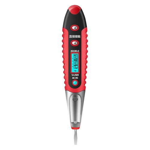 LearnLyrics Elektrischer Stromkreis-Teststift, elektrischer Schraubendreher-Tester - Elektrischer Schraubendreher-Tester zur Bestimmung stromführender Leitungen mit Zusatzbeleuchtung - 12–250 V LearnLyrics Elektrischer Stromkreis-Teststift, elektrischer Schraubendreher-Tester - Elektrischer Schraubendreher-Tester zur Bestimmung stromführender Leitungen mit Zusatzbeleuchtung - 12–250 V von LearnLyrics