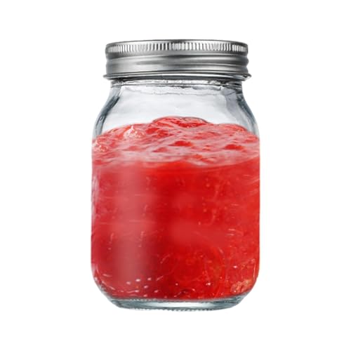 LearnLyrics Glasgefäß mit normaler Öffnung, Einmachgläser mit breiter Öffnung | 1L Glas-Einmachglas, weithalsiges, versiegeltes Glas - Klare, versiegelte Lebensmittelaufbewahrung, runder Körper, LearnLyrics Glasgefäß mit normaler Öffnung, Einmachgläser mit breiter Öffnung | 1L Glas-Einmachglas, weithalsiges, versiegeltes Glas - Klare, versiegelte Lebensmittelaufbewahrung, runder Körper, von LearnLyrics