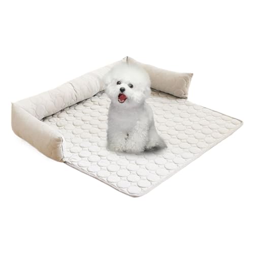 LearnLyrics Kühlmatte für Hunde | Kühlmatte für Hunde und Katzen, atmungsaktives Kissen, rutschfest, bequem, für Haus, Hunde, Katze, Innenbereich, Sofa, Käfig LearnLyrics Kühlmatte für Hunde | Kühlmatte für Hunde und Katzen, atmungsaktives Kissen, rutschfest, bequem, für Haus, Hunde, Katze, Innenbereich, Sofa, Käfig von LearnLyrics