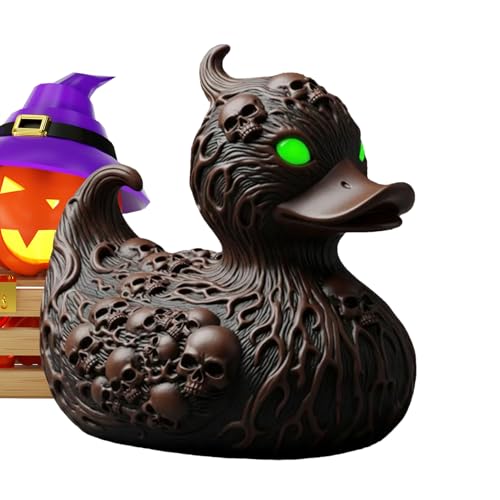 LearnLyrics Schreibtischfigur | Kunstharz Skelett Enten Figur,Deko Ornament Für Vitrine Schreibtisch Nachttisch Wohnzimmer Eingangsbereich Apartment von LearnLyrics