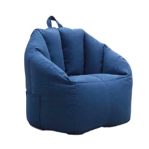 LearnLyrics Sitzsack-Stuhl-Abdeckung, Vogelnest-Form Erwachsene Größe Gefüllte Stuhl-Taschen-Abdeckung Aufbewahrung für Kinder Weich mit Reißverschluss für Kinder Erwachsene von LearnLyrics
