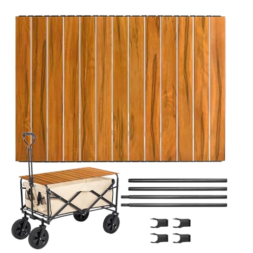LearnLyrics Tischplatte für Outdoor Cart, Wagen Tischplatte Anhang | Faltplattenplatte Aluminiumlegierung Board - Camping Desktop -Anhang Utility Accessoires für Picknicks im Freien Essen zubereiten von LearnLyrics