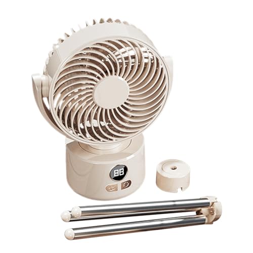 Tragbarer Campingventilator | Schreibtischventilator mit Stativ, leiser faltbarer Kühlventilator für Schlafzimmer Tragbarer Campingventilator | Schreibtischventilator mit Stativ, leiser faltbarer Kühlventilator für Schlafzimmer von LearnLyrics