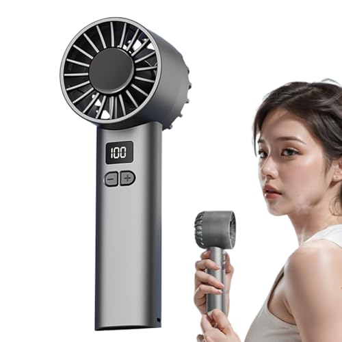 LearnLyrics Tragbarer Handventilator | Tragbarer Kühlender Handventilator,Leiser Wiederaufladbarer Luftkühler Mit Digitaldisplay Batteriebetrieben Für Schreibtisch Reise LearnLyrics Tragbarer Handventilator | Tragbarer Kühlender Handventilator,Leiser Wiederaufladbarer Luftkühler Mit Digitaldisplay Batteriebetrieben Für Schreibtisch Reise von LearnLyrics