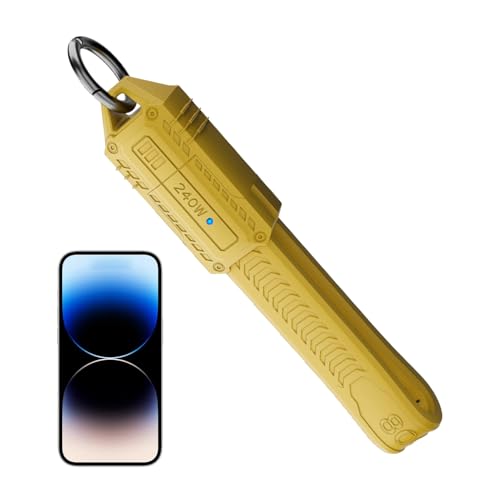 LearnLyrics USB 4 Kabel - 240W USB C Ladekabel,4-in-1 Verlängerungskabels mit staubdichter Abdeckung 80Gbps Schnellladegerät für Auto Reise Haushalt Büro von LearnLyrics