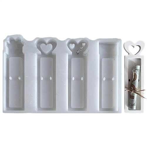 Lippenstift-Halter-Form – weiche Skulpturen, Halter aus Kunstharz, runde Lippenstift-Tablett, Silikonformen, Behälter, Box, Halter, dicke, antihaftbeschichtete Silikon-Lippenstift-Barformen für von LearnLyrics