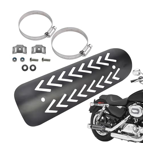 Motorrad-Auspuff-Wärmeabdeckung, Motorrad-Rohrisolierung, rutschfest, schnell zu installieren, abriebfestes Motorradzubehör für Langstrecken-Touren Motorrad-Auspuff-Wärmeabdeckung, Motorrad-Rohrisolierung, rutschfest, schnell zu installieren, abriebfestes Motorradzubehör für Langstrecken-Touren von LearnLyrics