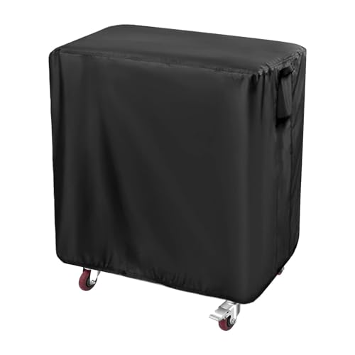 Outdoor-Tischabdeckung, wasserdichte Metall-Tischabdeckung, Tischschutz, Service-Utility-Wagenabdeckung für Terrasse, Metallvorbereitungstisch, 106 x 61 x 81 cm (L x B x H) von LearnLyrics