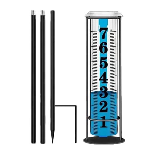 Präzise Regensammler Für Draußen, Regenmessgerät Mit Erdspieß, Höhenverstellbares Regenmessinstrument Für Terrasse Garten Rasen Präzise Regensammler Für Draußen, Regenmessgerät Mit Erdspieß, Höhenverstellbares Regenmessinstrument Für Terrasse Garten Rasen von LearnLyrics