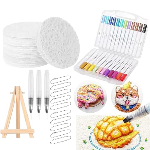 Puffy Malstifte, geschwollene Farbmarker, Kunstbedarf, 3D-Malerei, Leinwand, für festliche Familienvorführungen, Kinder, Schule, Reisen, Erwachsene, Zuhause, Möbel, Fenster von LearnLyrics