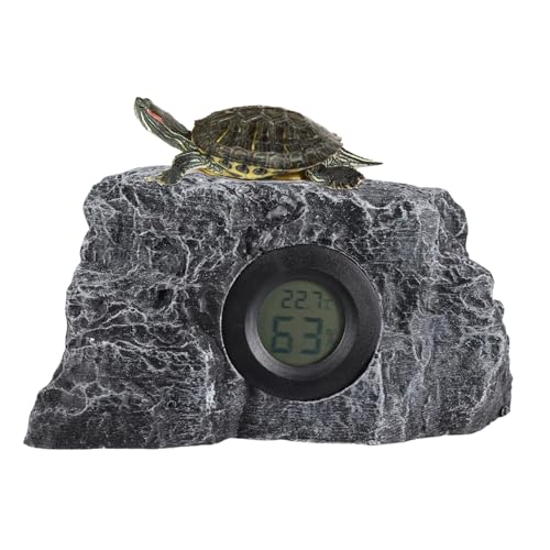 Reptilientankhygrometer - Rockstil -Thermograph, langlebiger Luftfeuchtigkeitsmessgerät | Starkes Zubehör kompakt zeigt eine genaue Klimatonität zuverlässige Mount -Design mit lang anhaltenden Konstru von LearnLyrics