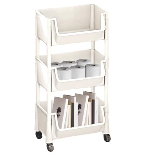Rolling Cart Organizer - Mobiler Speicherwagen, Funktional Utility Cart | Verbesserter mehrstufiger Roll-Organisator für Büro und Zuhause, langlebige , platzsparendes Design, einfache Zugangsrega Rolling Cart Organizer - Mobiler Speicherwagen, Funktional Utility Cart | Verbesserter mehrstufiger Roll-Organisator für Büro und Zuhause, langlebige , platzsparendes Design, einfache Zugangsrega von LearnLyrics