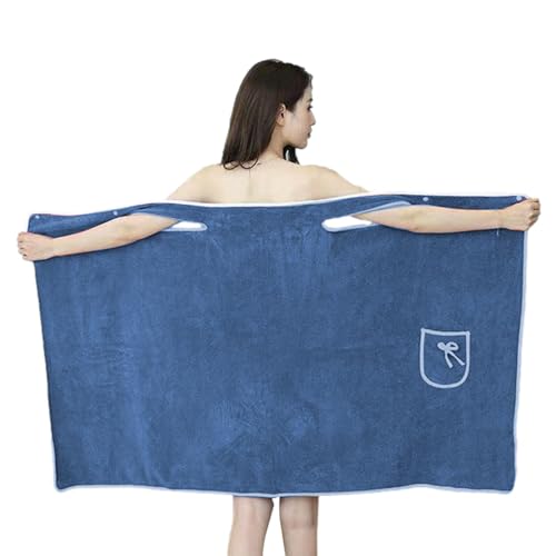 Saugfähiger Fleece-Rock - Tragbarer Duschrock für Damen, tragbarer Bademantel für Damen | Tragbare Badetücher, Duschmäntel, Kleider für Spa-Handtücher von LearnLyrics