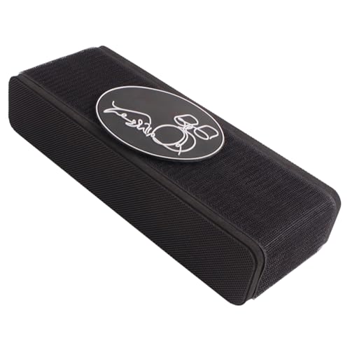 Schlagzeug-Stabilisator – Bassdrum-Fixierer – verhindert Verrutschen, reduziert Lärm, Matte für Studioaufnahmen, Musikunterricht, Live-Auftritt, Heimübungen von LearnLyrics