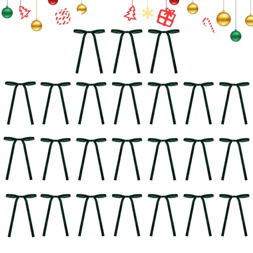 Schmetterling Samt Weihnachten – 5 x 7 Zoll Vintage aus Samt – Set Dekoration Baum Weihnachten Hochzeit Girlande Treppe Tür Mädchen Damen Partys von LearnLyrics