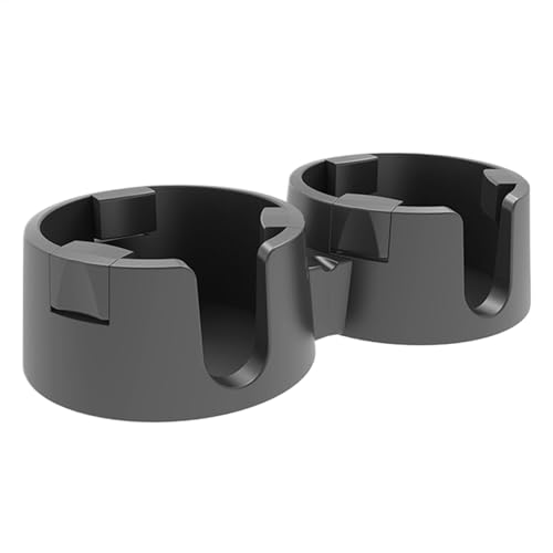 Schreibtischbecherhalter, Desktop -Tassenhalter - Verschüttungssicherer Klebstoff Stall-Doppel-Getränk-Untersetzer - Smooth Flat Desk Coaster, Nicht Spitzen Getränkeständer Für Wohnzimmer, von LearnLyrics