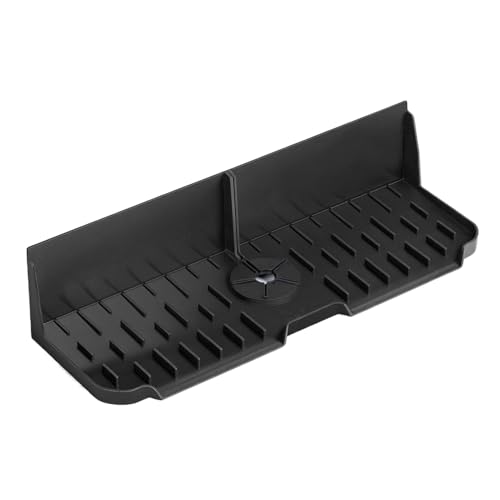 Silikon Wasserhahn Matte | Silikon Abtropfmatte für 3.5-6cm Wasserhähne | wasserhahn Spritzschutz, Abtropfmatte Schmal Barmatte, Abtropfmatte Geschirr für Küchenspüle, Rutschfest Spüle Splash Guard Ma von LearnLyrics