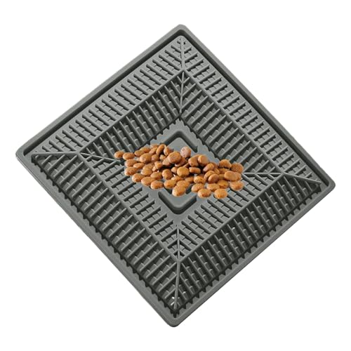 Slow Feeder | Wasserdichte Katze Slow Feeder Trocken Nassfutter - Silikon Spender Rutschfest Sichere Fütterungsmatte zum von Trockenfutter Outdoor Welpe Kätzchen Slow Feeder | Wasserdichte Katze Slow Feeder Trocken Nassfutter - Silikon Spender Rutschfest Sichere Fütterungsmatte zum von Trockenfutter Outdoor Welpe Kätzchen von LearnLyrics