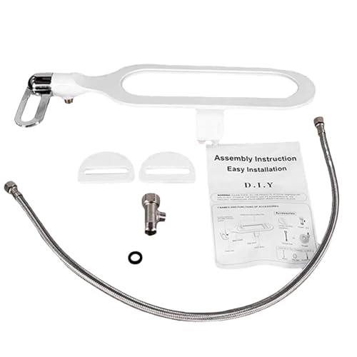 Smart Toilet Bidet Sprayer - Einstellbare Wasserdruckdüse, Hygienisches Reinigungssystem | Hand-Toiletten-Bidet-Sprüher, Edelstahl-Schlauch-Set, Badezimmer-Aufsatz für persönliche Hygiene Smart Toilet Bidet Sprayer - Einstellbare Wasserdruckdüse, Hygienisches Reinigungssystem | Hand-Toiletten-Bidet-Sprüher, Edelstahl-Schlauch-Set, Badezimmer-Aufsatz für persönliche Hygiene von LearnLyrics