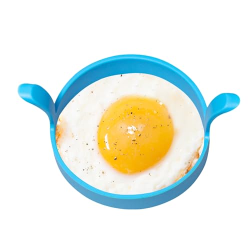 Spiegeleierring, Eierringe für den Fahrer - Runde Eierform | Antihaft-Silikon Pfannkuchenformer, hitzebeständige Küchenhelfer zum Kochen Spiegeleierring, Eierringe für den Fahrer - Runde Eierform | Antihaft-Silikon Pfannkuchenformer, hitzebeständige Küchenhelfer zum Kochen von LearnLyrics