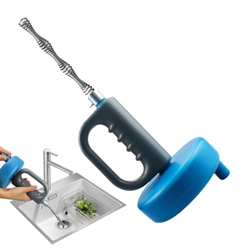 Stahl-Abflussschneckenreiniger – Schwermetall-Rohrschlange, manuelles Verstopfungsentferner-Werkzeug, Handabflussreinigungsdraht, lange Reichweite, Reinigungsausrüstung, Multi-Surfacee von LearnLyrics