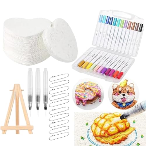 Stofffarben-Set, 3D-Stofffarbe, Kunstbedarf, 3D-Malerei, Leinwand, für festliche Familienvorführungen, Kinder, Schule, Reisen, Erwachsene, Zuhause, Möbel, Fenster von LearnLyrics