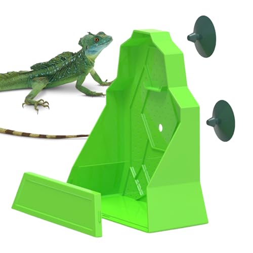 Terrarium Mehlwurm Tablett - Ausbruchsichere Platte, dekorative Haustierschale | Lebensechte Futterstation Setup, sicher montierbares Becken mit gebogener Struktur für Chamäleon Schildkröte Wirbellose Terrarium Mehlwurm Tablett - Ausbruchsichere Platte, dekorative Haustierschale | Lebensechte Futterstation Setup, sicher montierbares Becken mit gebogener Struktur für Chamäleon Schildkröte Wirbellose von LearnLyrics