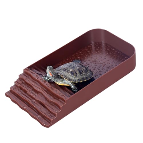 Tortoise Water Bowl - Naturstein Texturschale, Reptilienheuertschale | Flachkante Designplatte, Terrarium Habitat-Thema, Anti-Gewichtsbasis, Öko-Materialstil, stabile Fütterungsoberfläche Tortoise Water Bowl - Naturstein Texturschale, Reptilienheuertschale | Flachkante Designplatte, Terrarium Habitat-Thema, Anti-Gewichtsbasis, Öko-Materialstil, stabile Fütterungsoberfläche von LearnLyrics