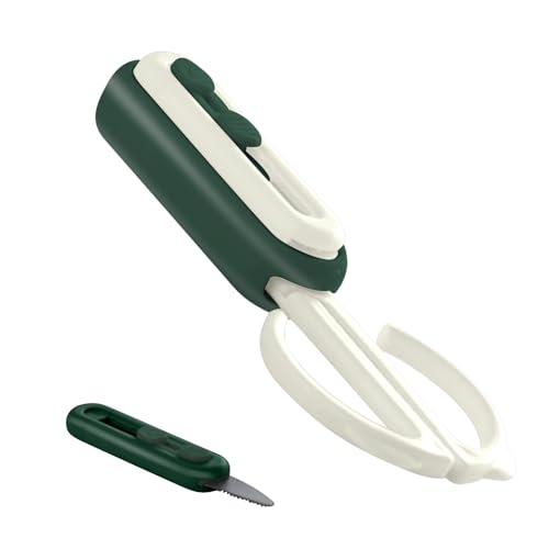 Tragbare Schere, 2-in-1-Schere Multifunktions-Zwei-in-1-Schere Kunstmesser Multifunktions-Papierschneider für zu Hause Handgefertigte Schere Antihaft-Büro-Expresslieferung von LearnLyrics