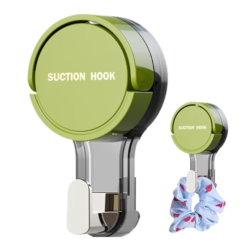 Vakuum-Saugnapf-Wandaufhänger | Vakuum-Saugnapf-Haken für innen, stark wasserabweisend, Luffa-Vakuum-Saugnapfhalter für Dusche, Badezimmer, Glas, Tür, , Küche von LearnLyrics