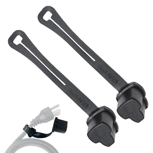 Verlängerungskabel-Steckerabdeckung, Steckdosenabdeckungen mit 3 Zinken, 2 x Sicherheitskappen, Ersatzteile, vibrationsfest für Motorblockheizungskabel Verlängerungskabel-Steckerabdeckung, Steckdosenabdeckungen mit 3 Zinken, 2 x Sicherheitskappen, Ersatzteile, vibrationsfest für Motorblockheizungskabel von LearnLyrics
